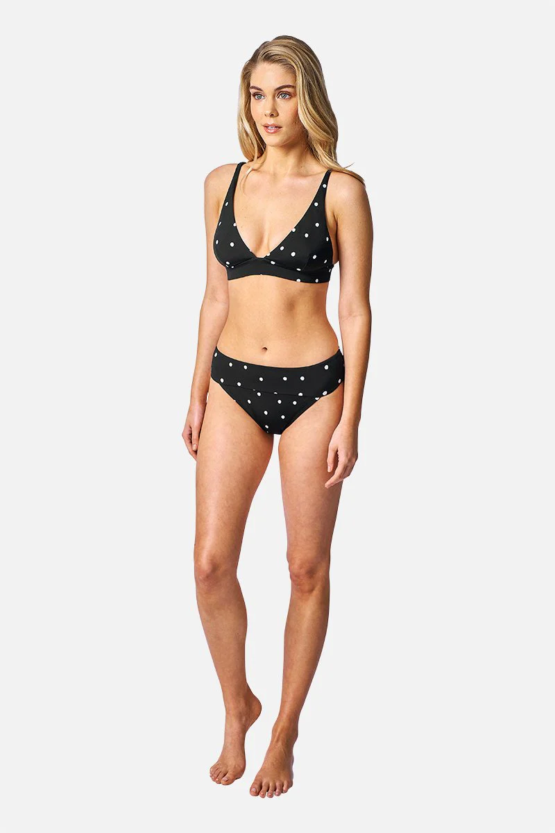 Classic Sassy Bikini Bottom POLKA NOIR - Image 3