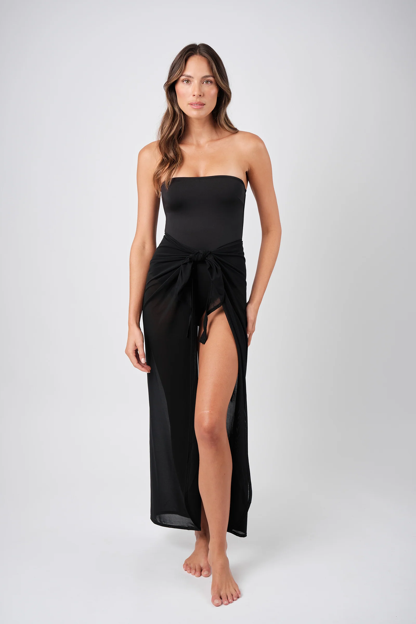 Classic Strapless One Piece BLACK - Image 9