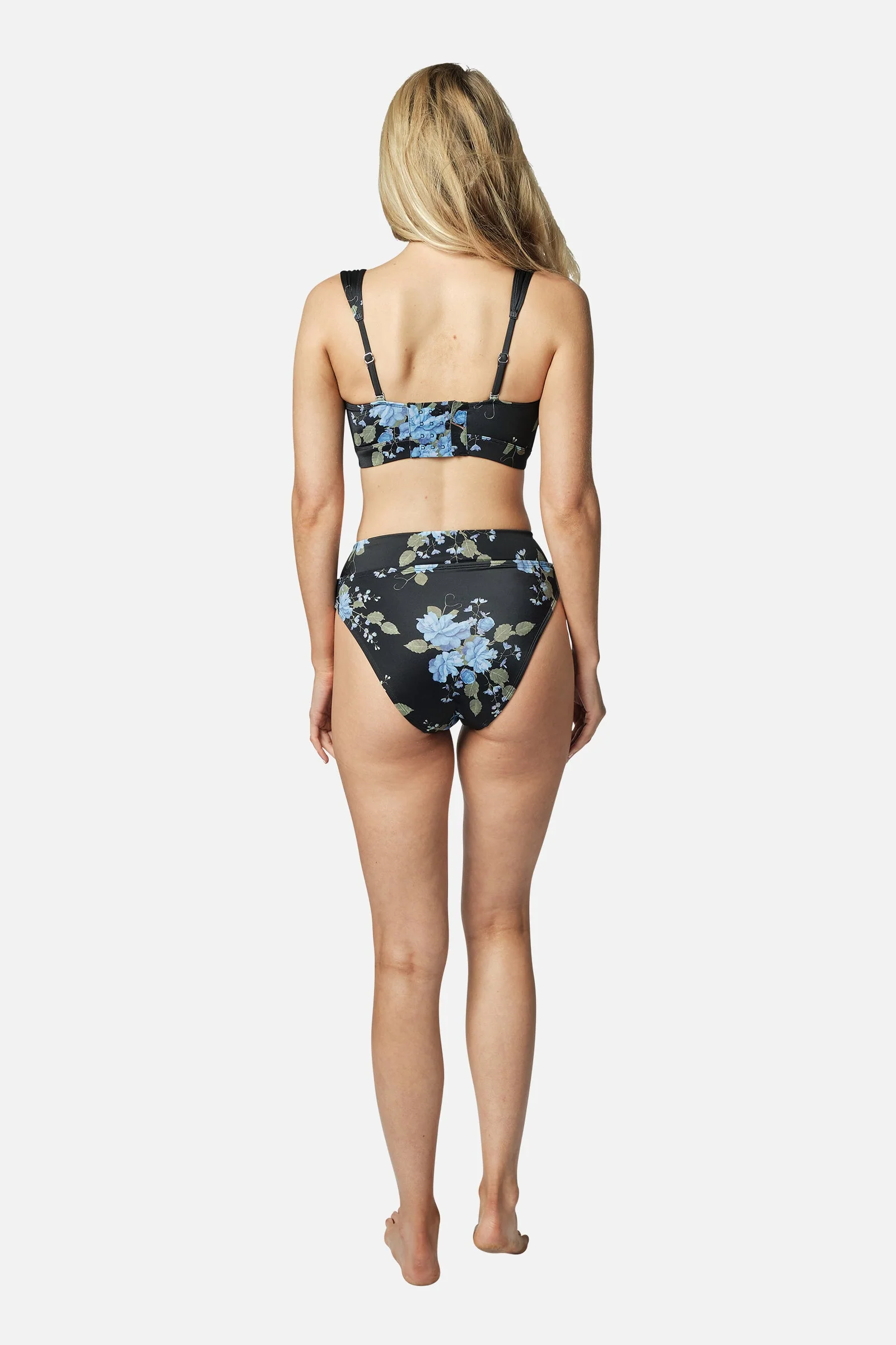 High-Cut High-Waisted Bikini Bottom VINTAGE ROMANTIQUE - Image 7