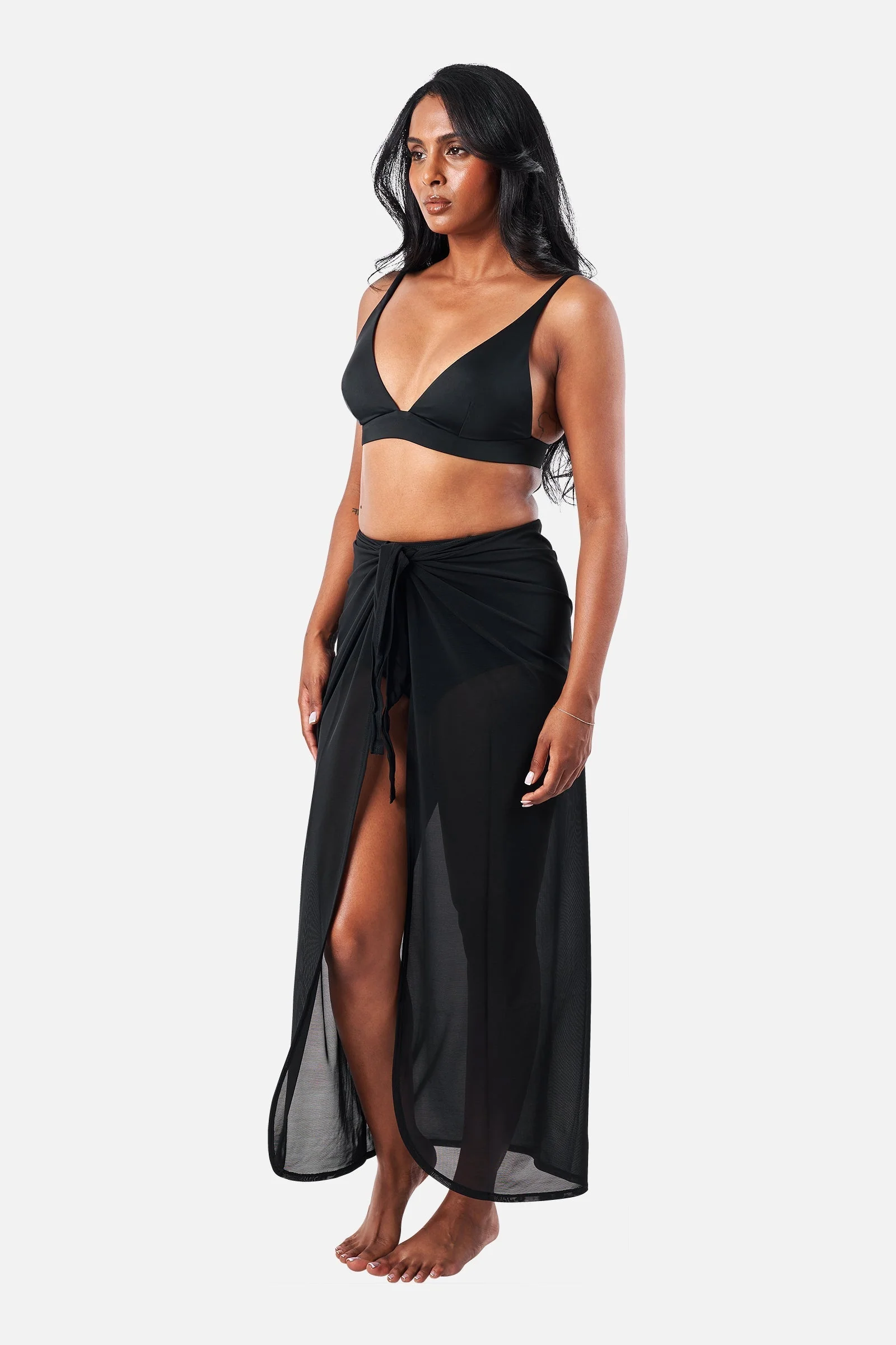 Maxi Mesh Sarong BLACK - Image 12
