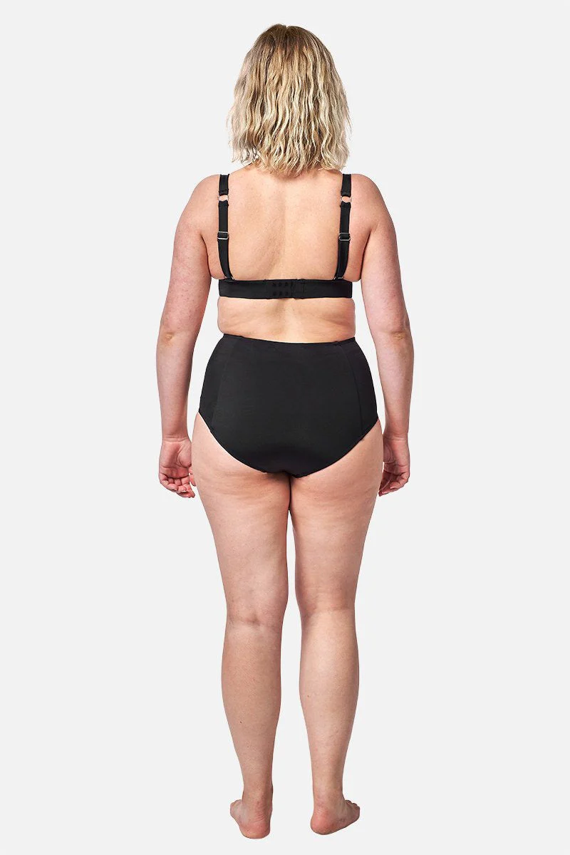 Never Say Never Bikini Bralette (DD-F Cup) BLACK - Image 5