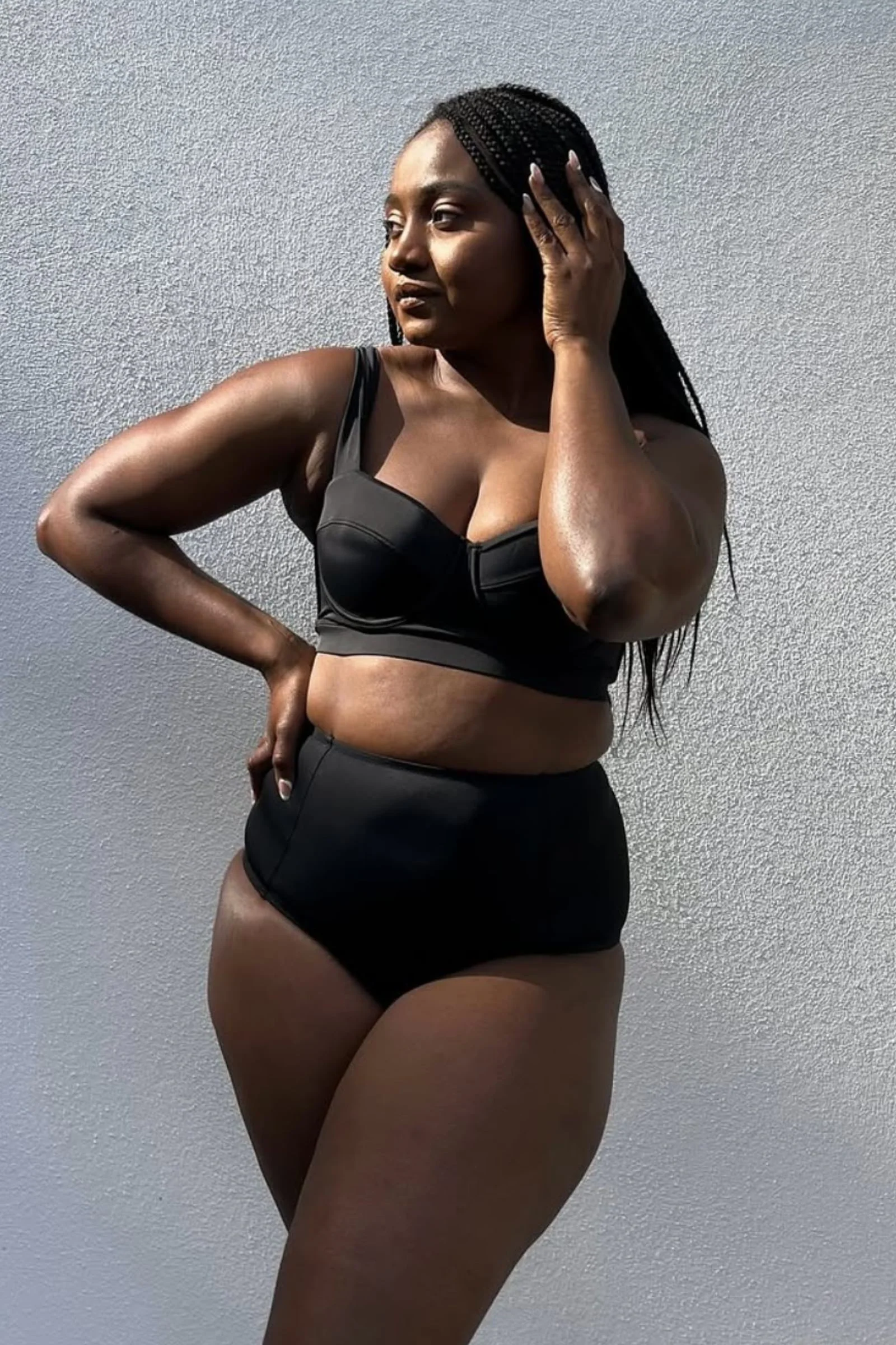 Original Bustier Balconette Bikini Bralette BLACK - Image 7