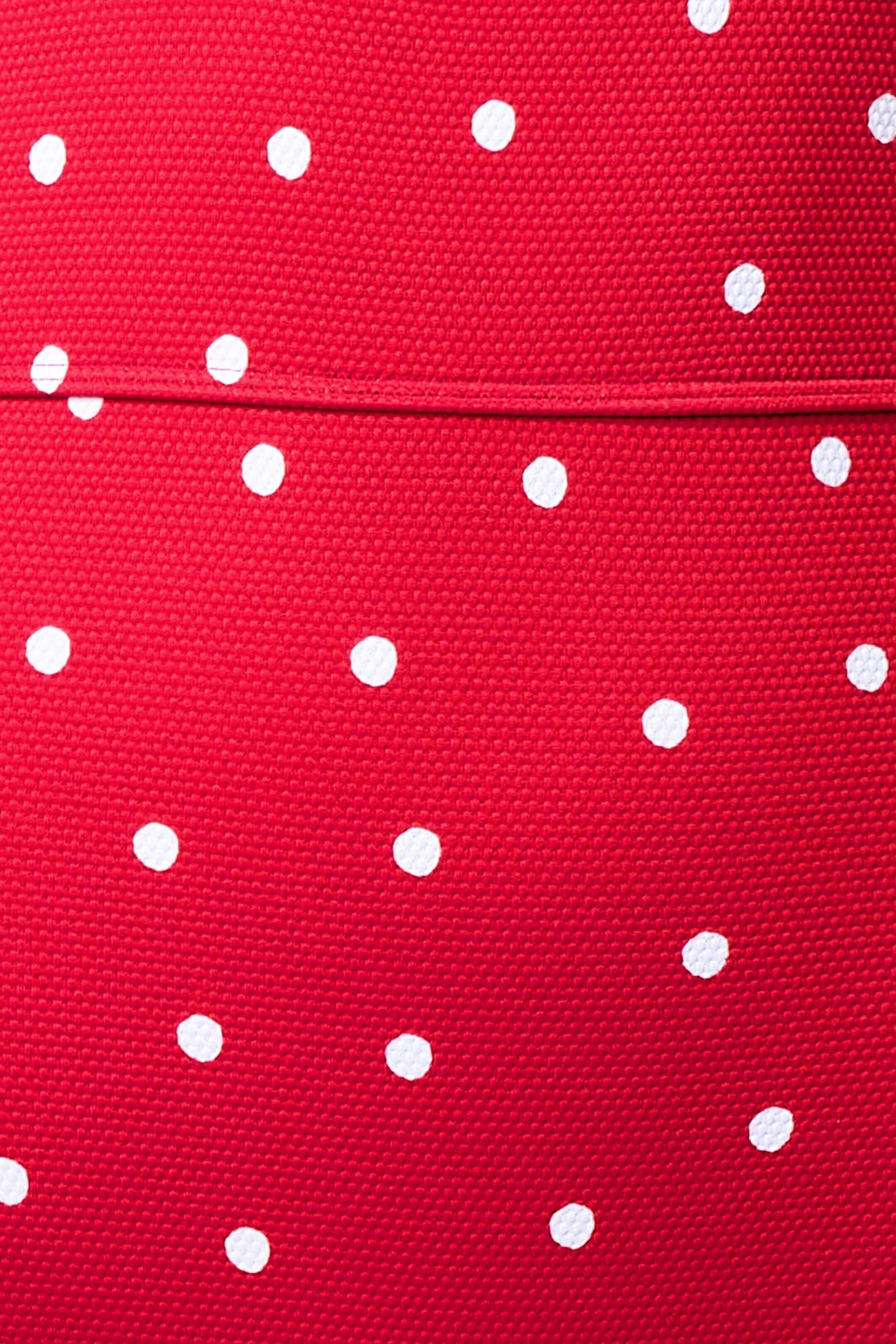 Original Bustier Balconette Bikini Bralette POLKA ROUGE TEXTURE - Image 4
