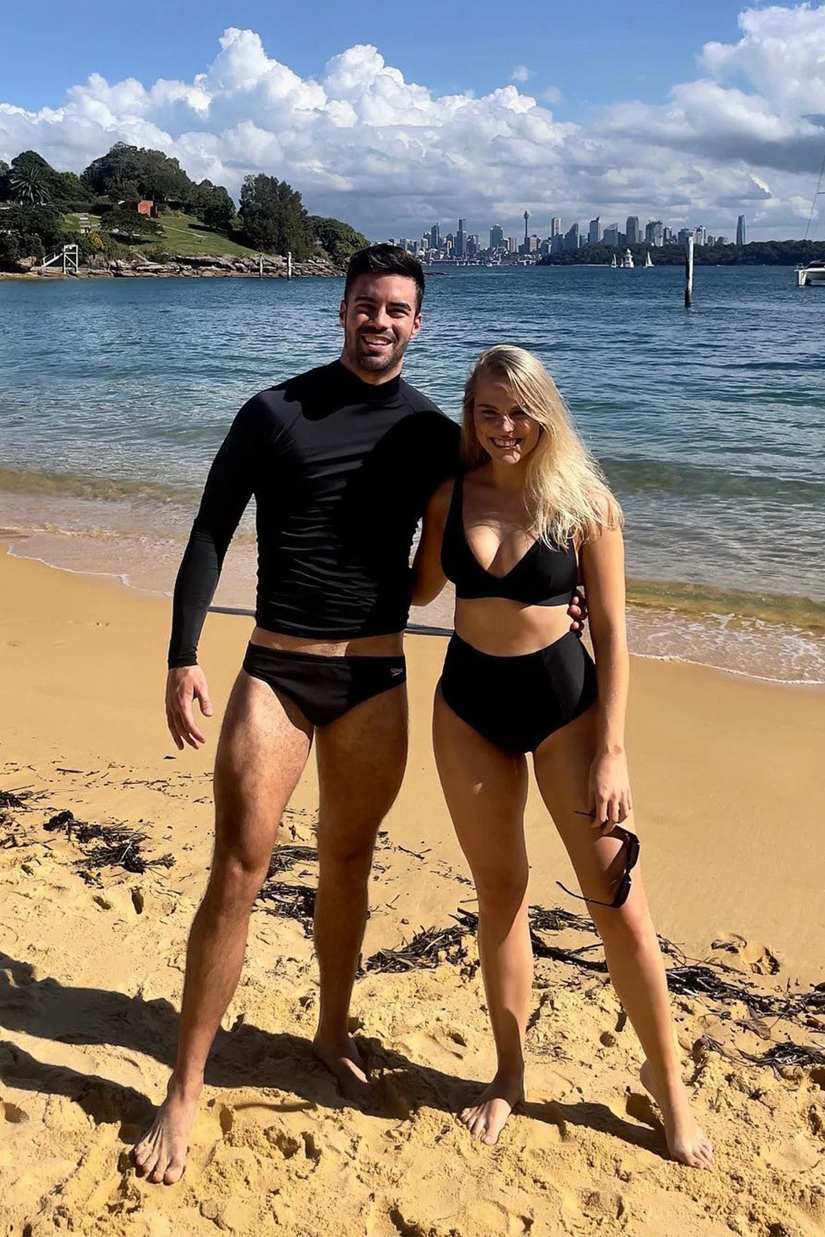 Original Mens Rashie Top BLACK - Image 5